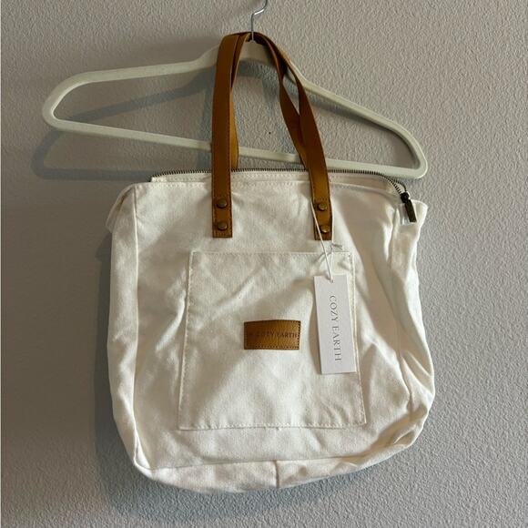 Cozy earth Other - Cozy Earth White Canvas Tote Bag new with tags